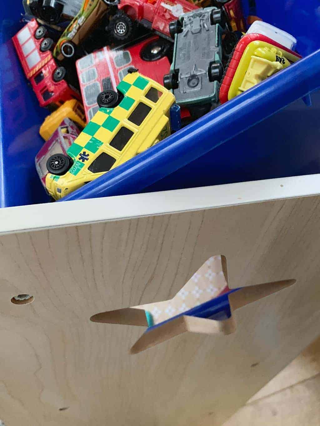 Living Room Storage for Toys